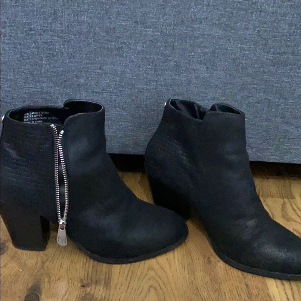 Black ankle boots